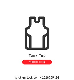 ilustración vectorial del icono superior del tanque. diseño de contorno de icono superior de tanque.