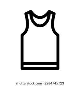 Tank Top icon. Vector isolated illustration