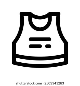 tank top icon. vector line icon for your website, mobile, presentation, and logo design.