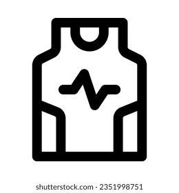 tank top icon for your website, mobile, presentation, and logo design.