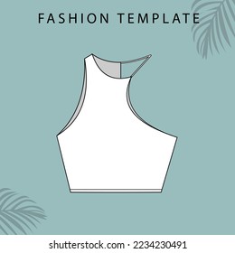  tank top illustration. fashion illustration.