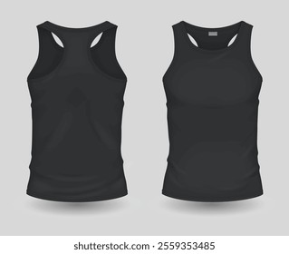 tank top isolated on white 