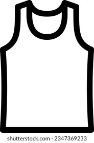 Tank Top Isolated Vector Icon