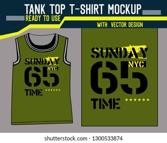 tank top t shirt mockup,new york sunday time vector