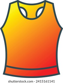 Tank Top vector icon. Can be used for printing, mobile and web applications.