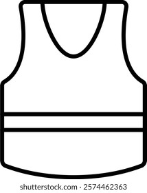 Tank Top vector icon. Can be used for printing, mobile and web applications.