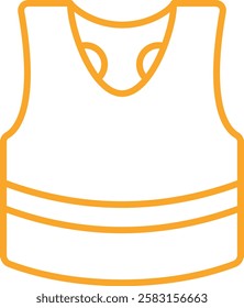 Tank Top vector icon. Can be used for printing, mobile and web applications.