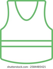 Tank Top vector icon. Can be used for printing, mobile and web applications.