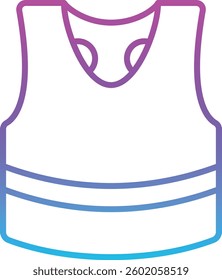 Tank Top vector icon. Can be used for printing, mobile and web applications.
