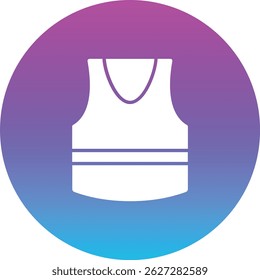 Ícone de vetor Superior de Tanque. Pode ser usado para impressão, aplicativos móveis e da Web.