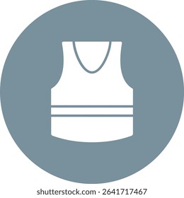 Tank Top vector icon. Can be used for printing, mobile and web applications.