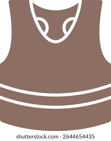 Tank Top vector icon. Can be used for printing, mobile and web applications.
