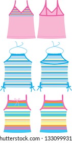 tank top vector template