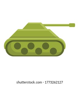 Tank Spielzeug-Fernbedienungssymbol. Cartoon von Tankspielzeug-Fernbedienung Vektorsymbol für Webdesign einzeln auf weißem Hintergrund