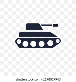 Tank transparent icon. Tank symbol design from Army collection.