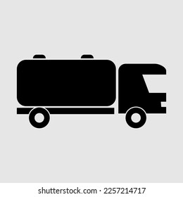 Tank truck flat vector icon. trendy style illustration on white background..eps