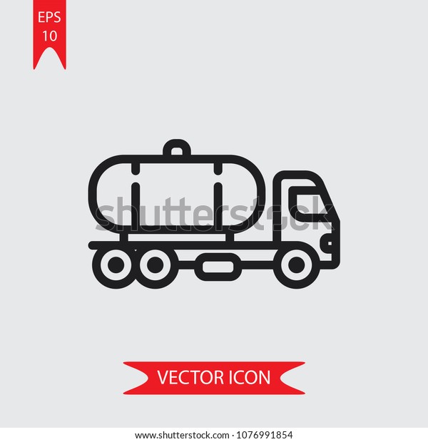 Tank Truck vector\
icon
