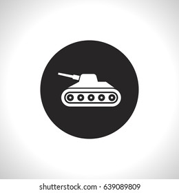 Tank vector flat icon