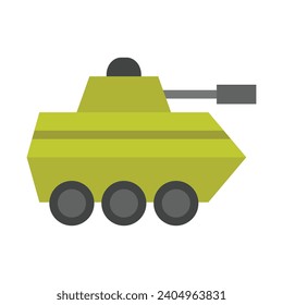 Tank-Vectorflat-Symbol für private und kommerzielle Nutzung.

