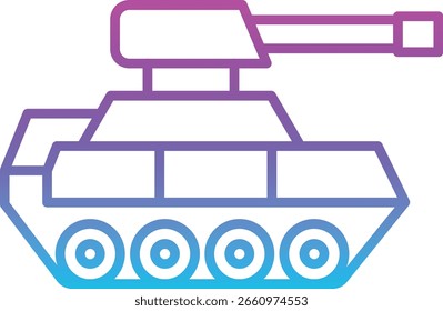 Icono de Vector del tanque. Se puede utilizar para aplicaciones de impresión, móviles y de Web.