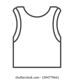 tank vector icon thin line in white background