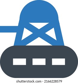 Tank Vector illustration on a transparent background.Premium quality symbols.Glyphs vector icon for concept and graphic design.