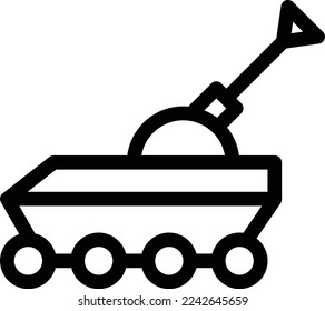 ilustración de tanque Vector en un fondo transparente. Símbolos de calidad superior. Iconos vectoriales de línea delgada para el diseño de conceptos y gráficos. 

