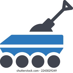 tank Vector illustration on a transparent background. Premium quality symmbols. Glyphs vector icons for concept and graphic design.