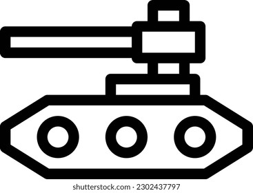 ilustración de tanque Vector en un fondo transparente. Símbolos de calidad superior. Iconos vectoriales de línea delgada para el diseño de conceptos y gráficos. 
