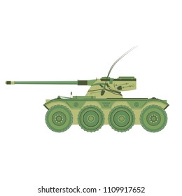 Tank vector military war icon isolated flat armor battle big design element illustration machine isolated