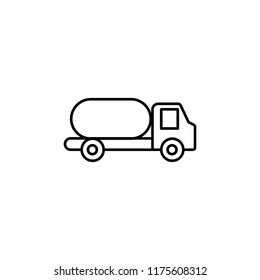 Tank wagon icon. Element of global logistics icon for mobile concept and web apps. Thin line Tank wagon icon can be used for web and mobile