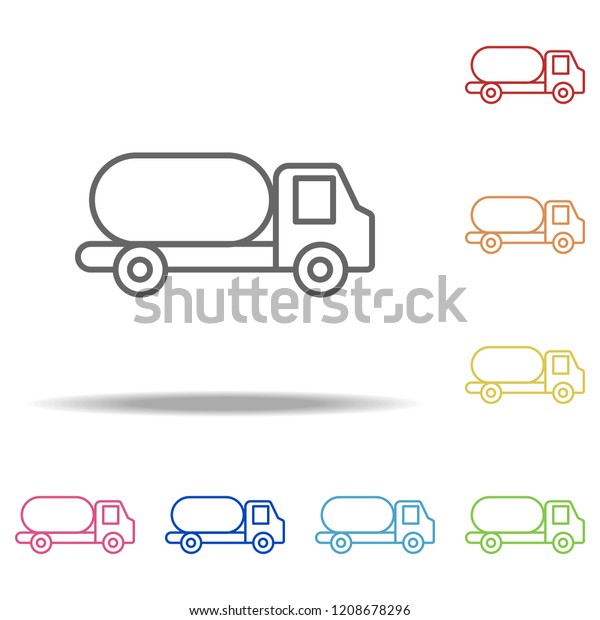 Tank wagon icon. Elements of Global Logistics in\
multi color style icons. Simple icon for websites, web design,\
mobile app, info graphics