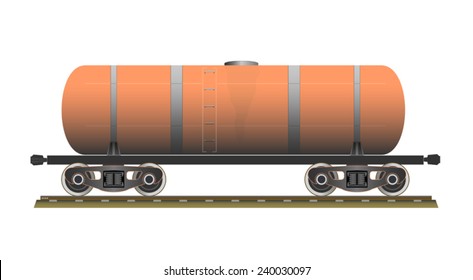 Tank wagon. Vector illustration. EPS 10. Opacity