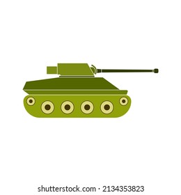 Tanque, guerra, icono del ejército. También se puede usar para editar colores militares