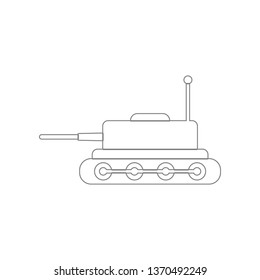 Tank, war, army icon. Element of Army for mobile concept and web apps icon. Outline, thin line icon for website design and development, app development