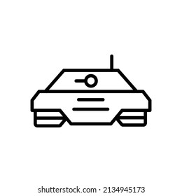 Tank, war, army icon vector image. Can also be used for military.