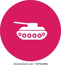 Tank, war, army icon vector image. Can also be used for military. Suitable for use on web apps, mobile apps and print media.