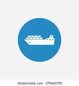 tanker container Icon Vector, on white background