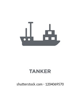 Tanker icon. Tanker design concept from Transportation collection. Simple element vector illustration on white background.