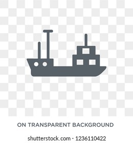 Tanker icon. Tanker design concept from Transportation collection. Simple element vector illustration on transparent background.