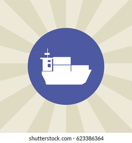 tanker icon. sign design. background