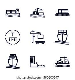 Container Terminal Icon Images Stock Photos Vectors Shutterstock