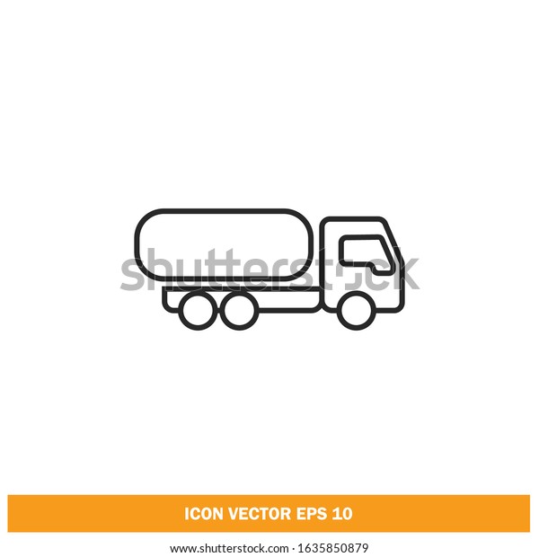 tanker liquid truck icon vector delivery\
symbol design element logo template\
eps10