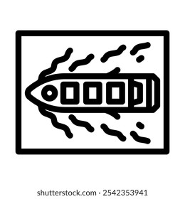tanker oil industry line icon vector. tanker oil industry sign. isolated contour symbol black illustration
