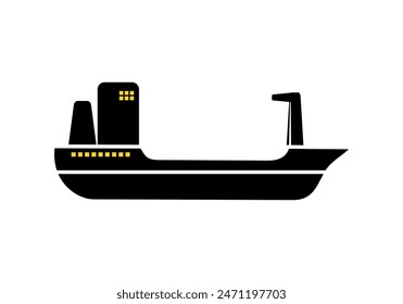 Tanker Ship Design Illustration vector eps format , suitable for your design needs, logo, illustration, animation, etc.