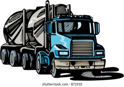 Tanker truck.