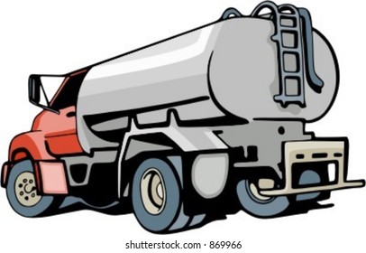 Tanker Truck Check My Portfolio Many Stock Vector (royalty Free) 869966 