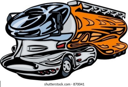 Tanker truck. Check my portfolio for many more images of this series.