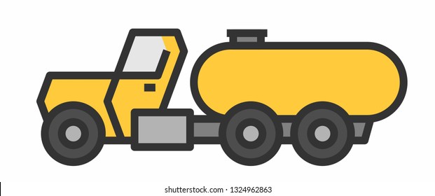 Tanker truck icon