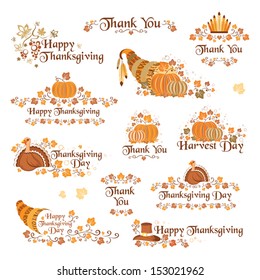 Tanksgiving decorative elements